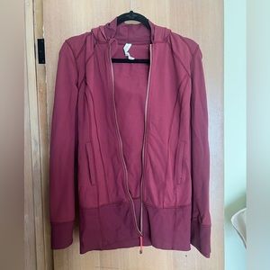 Lululemon zip up, longer line, maroon